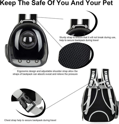 Cat & Dog Carrier Backpack for Small Medium Cat Puppy Doggie