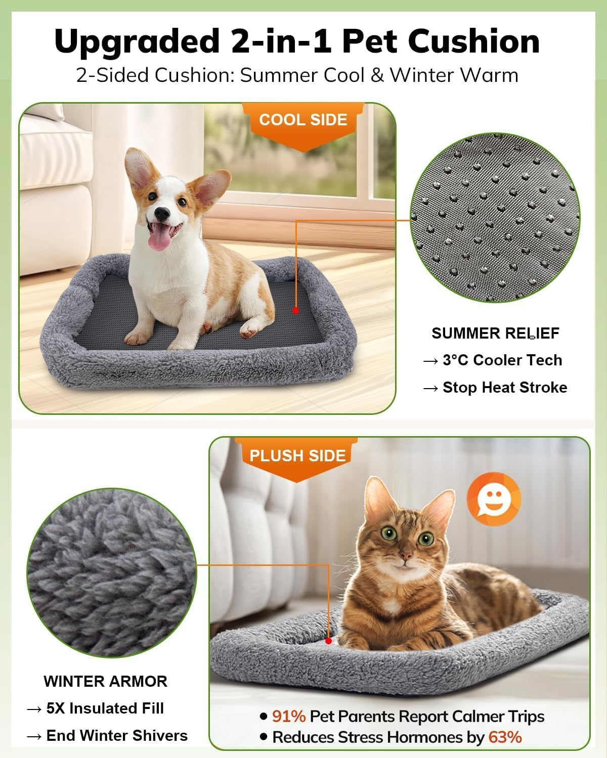 Cat Carrier - Cat Carrier Soft for Medium or Large Cats up to 20Lbs, with Dual-Sided Cushion, Secure Buckle and Foldable Bowl, Dog Carriers for Small Dogs - Pet Carrier (Dark Gray) | with Dual-Sided Cushion, Secure Buckle and Foldable Bowl, Dog Carriers for Small Dogs - Pet Carrier (Dark Gray)