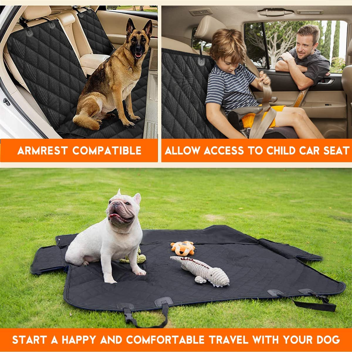 Dog Car Back Seat Cover