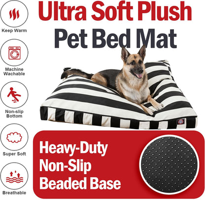 Rectangle Large Dog Bed Washable – Non Slip Comfy Pet Bed
